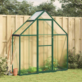 Greenhouse Green and transparent Aluminum, polycarbonat...