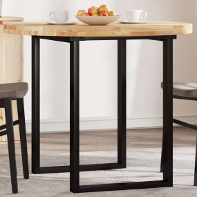 Table Top Natural Acacia Wood Solid Acacia Wood 35.4 in...