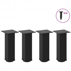 Coffee Table Leg Black Powder-coated Steel