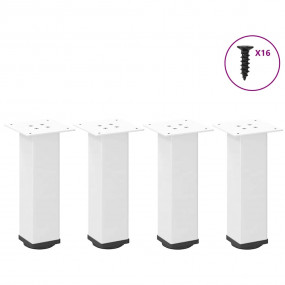 Coffee Table Leg White Powder-coated steel Adjustable F...