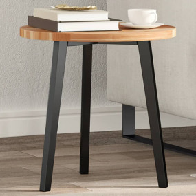 Table Top Natural wood Solid acacia wood 15.7 in Durabl...