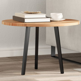 Table Top Natural wood Solid acacia wood 24 in diameter...