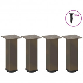 Coffee Table Leg Natural Steel Powder-coated Steel