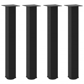 Coffee Table Leg Black Powder-coated steel