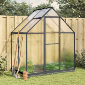 Greenhouse Anthracite Aluminum, Polycarbonate, Galvaniz...