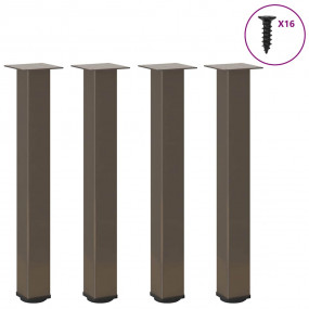 Coffee Table Leg Natural Steel Powder-coated steel 3.1 ...