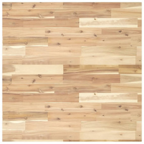 Table Top Natural Wood Solid Acacia wood 31.5x31.5 in D...