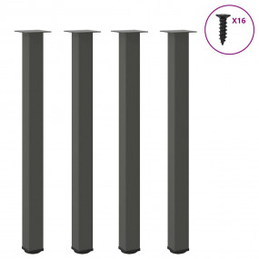 Coffee Table Leg Anthracite Powder-coated steel Medium