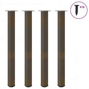 Coffee Table Leg Natural steel Powder-coated steel 43.3...