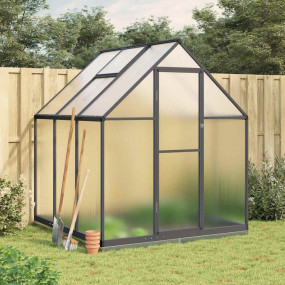 Greenhouse Anthracite Aluminum, Polycarbonate, Galvaniz...