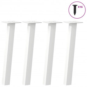 Coffee Table Leg White Powder-coated steel Compact Dura...