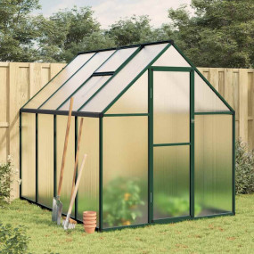 Greenhouse Green and Transparent Aluminium, Polycarbona...