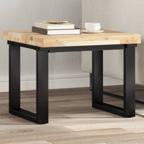 Table Top Natural Acacia Solid Acacia wood 19.7x19.7 in...