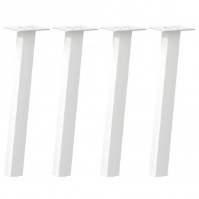 Coffee Table Leg White Powder-coated steel Standard Dur...