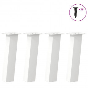 Coffee Table Leg White Powder-coated steel