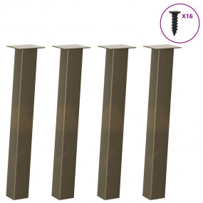 Coffee Table Leg Natural Steel Powder-Coated Steel Stan...