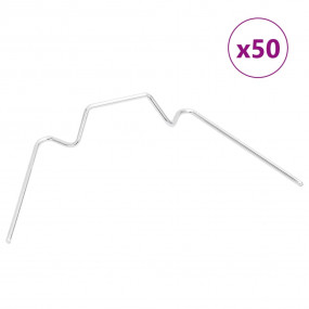 Greenhouse Clip Set of 50 Silver Galvanized steel Small...