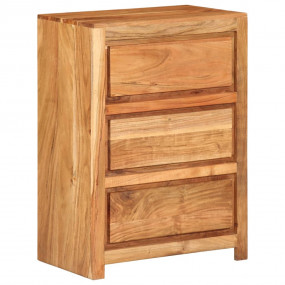 Drawer Cabinet Honey brown Solid acacia wood Medium