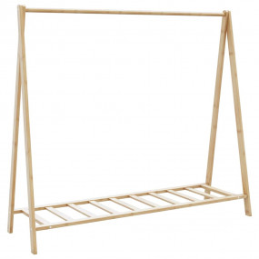 Clothes Rack Bamboo Varnished Bamboo Medium Foldable