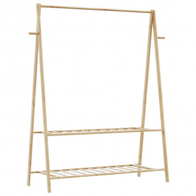 Clothes Rack Bamboo Medium Foldable Bamboo Clothes Rack