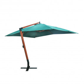 Floating Garden Parasol Green Polyester Large Height-Ad...
