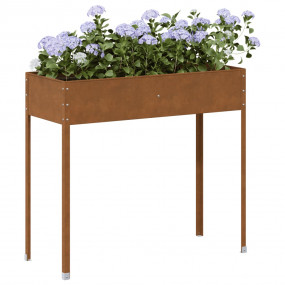 Garden Planter Weathering steel brown Large Decorative ...