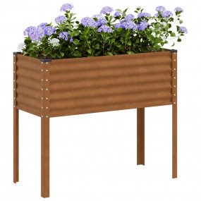 Garden Planter Standard metal color Weathering steel La...