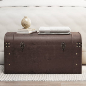 Treasure Chest Dark Brown Plywood, fir veneered enginee...