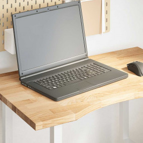 Desk Top Natural Oak Solid Oak Wood 31.5 x 23.6 in Dura...