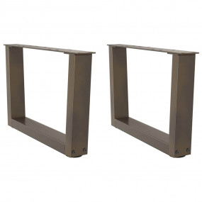 Dining Table Leg Natural steel Powder-coated steel Adju...