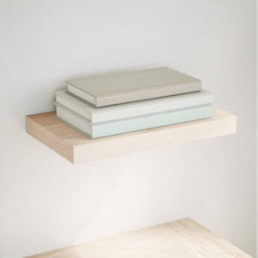 Floating Shelf Oak Engineered wood with oak veneer, met...