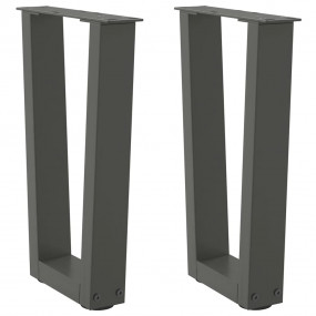 Dining Table Leg Anthracite Powder-coated steel Adjusta...