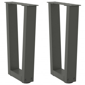 Dining Table Leg Anthracite Powder-coated steel 15 x