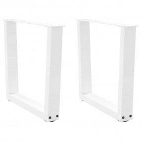 Dining Table Leg White Powder-coated steel Adjustable h...