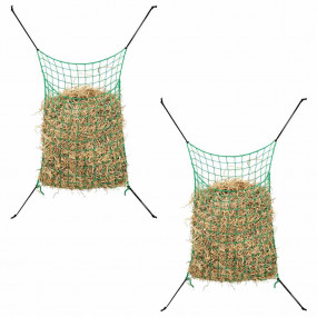 Hay Net Set of 2 Green Polypropylene 78.7 x 47.2 in Col...