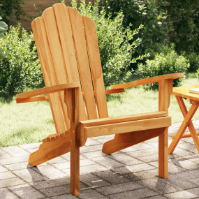 Garden Adirondack Chair Teak Solid teak wood Medium  Du...