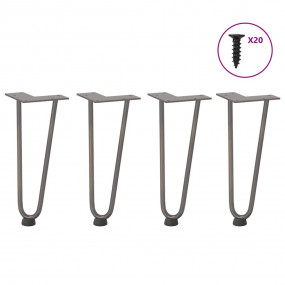Hairpin Table Leg Natural steel Solid powder-coated ste...
