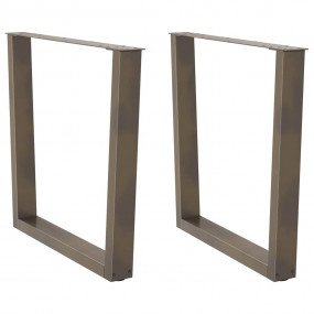 Dining Table Leg Natural steel Powder-coated steel Stan...