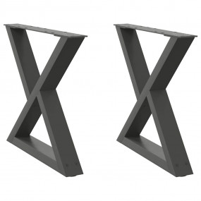 Coffee Table Leg Anthracite Powder-coated steel Standar...