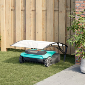 Robot Mower Garage Black Polycarbonate Small Durable