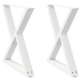 Dining Table Leg White Powder-coated steel Standard
