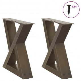 Coffee Table Leg Natural steel Powder-coated steel Stan...