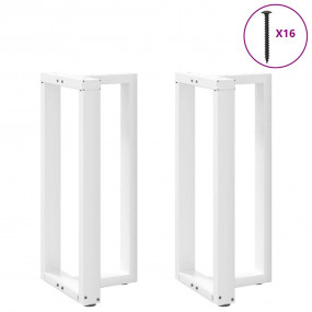 Bar Table Leg White Powder-coated steel Medium Adjustab...