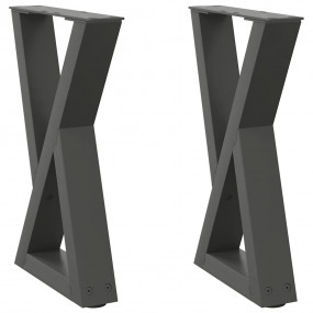Coffee Table Leg Anthracite Powder-Coated Steel Medium