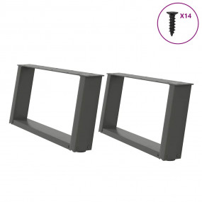 Coffee Table Leg Anthracite Powder-coated steel
