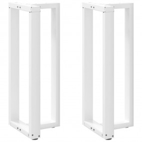 Bar Table Leg White Powder-coated steel Extra Tall