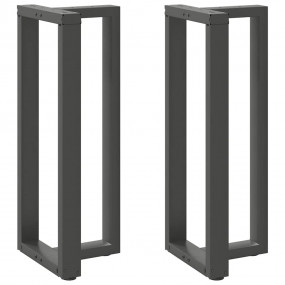 Bar Table Leg Anthracite Powder-coated steel Medium