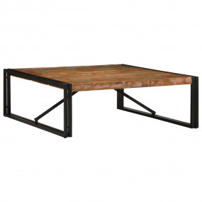 Coffee Table Multicolor Solid reclaimed wood, powder-co...
