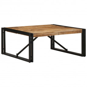 Coffee Table Natural wood and black