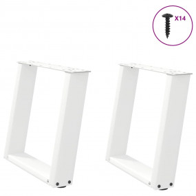 Coffee Table Leg White Powder-coated steel Standard